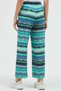 Palazzohose mit All Over Print soft azure | S