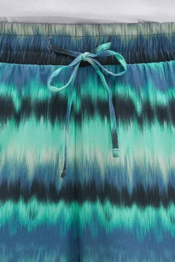 Palazzohose mit All Over Print soft azure | S