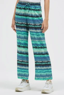 Palazzohose mit All Over Print soft azure | S