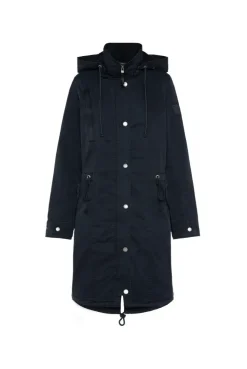 Parka mit Kapuze und Rücken-Artwork horizon navy