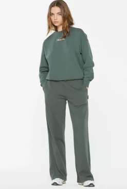 PA-TTY Wide Leg Jogginghose dark green