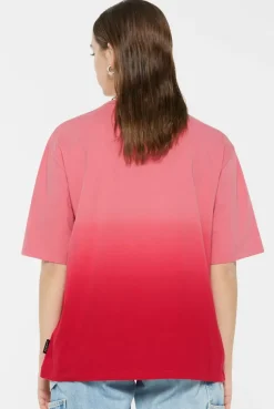 PAU-LA T-Shirt Oversized Dip Dyed glory