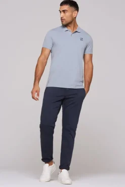 Poloshirt Kurzarm aus Pikee smokey mint