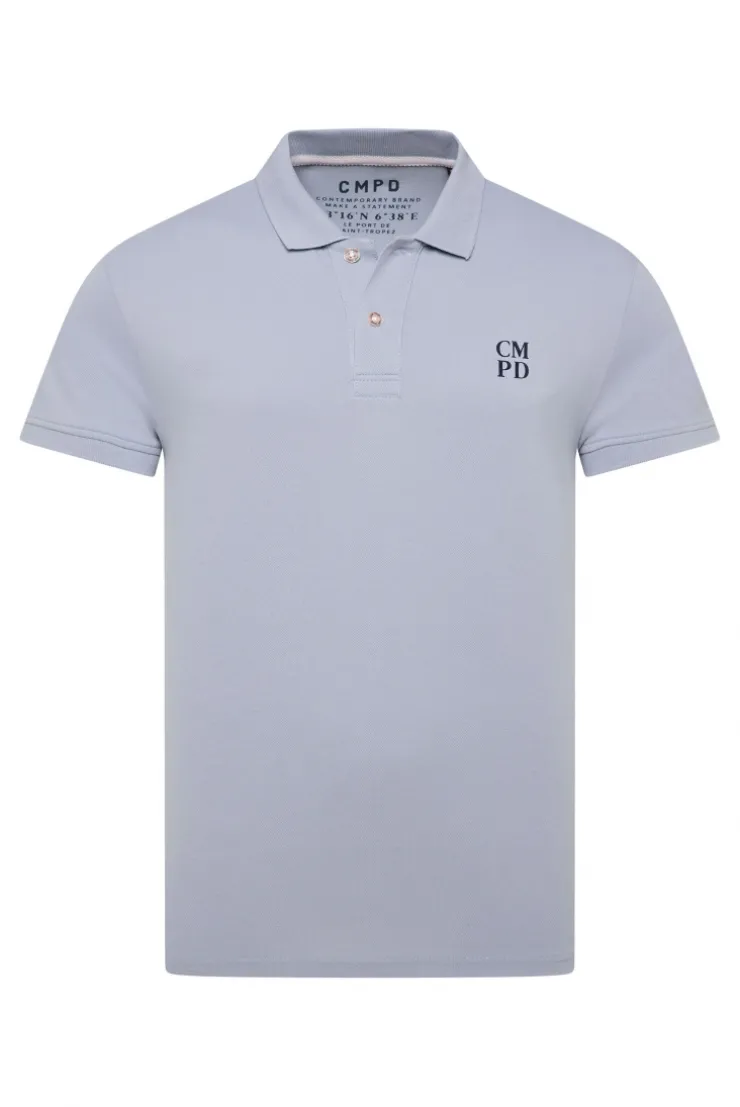 Poloshirt Kurzarm aus Pikee smokey mint