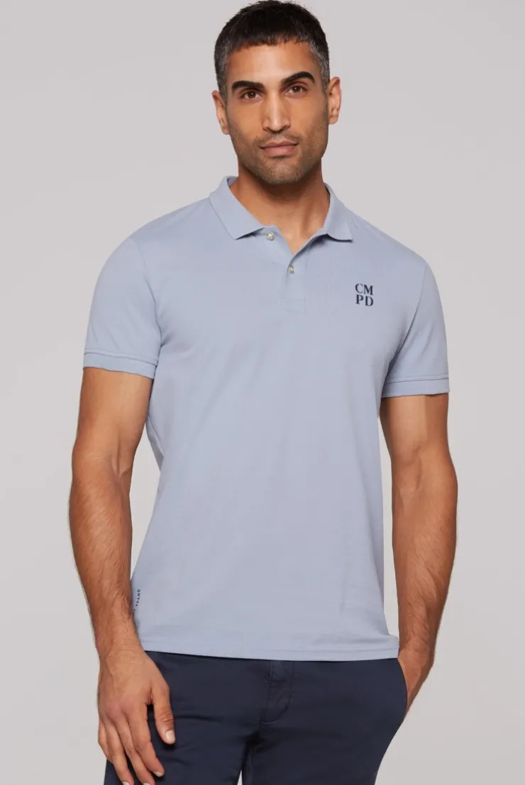 Poloshirt Kurzarm aus Pikee smokey mint