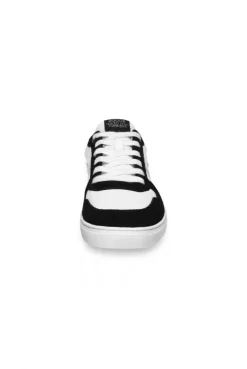 Retro Sneaker mit Artwork an der Seite black