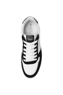 Retro Sneaker mit Artwork an der Seite black