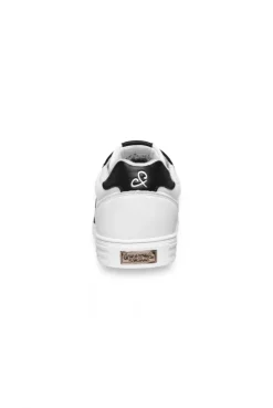 Retro Sneaker mit Artwork an der Seite black