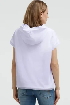 Ärmelloser-Hoodie mit All Over Print opticwhite