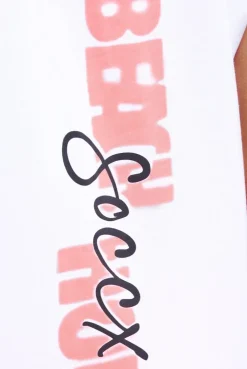 Ärmelloses Hoodie-Shirt mit Rückenprint opticwhite