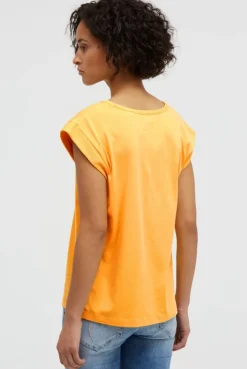 Ärmelloses Shirt mit Logo Prints fresh mango