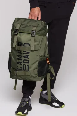 Rucksack mit Logo Design khaki