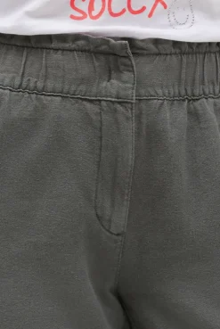Shorts aus Leinen-Mix cool khaki