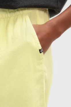 Shorts aus Leinen-Mix vivid lemon