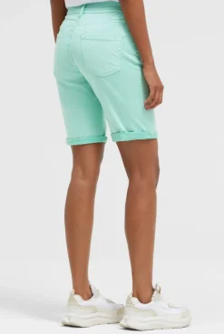 Shorts mit Turn-Up-Saum fresh mint