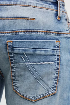 Skater Jeans CO:NO Comfort Fit vintage blue printed