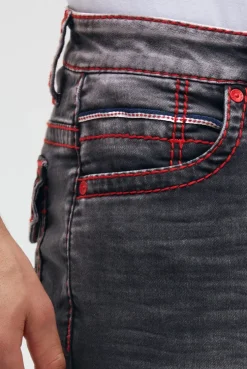 Skater Jeans FRA:NK Comfort Fit blue black used jogg
