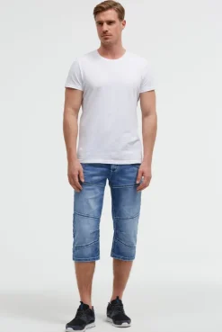 Skater Jeans HE:RY Regular Fit blue white jogg