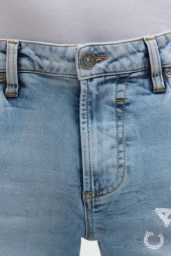 Skater Jeans NI:CO Regular Fit summer blue print