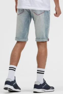 Skater Jeans RO:BI Slim Fit grey blue print