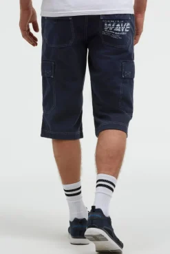 Skater Shorts mit Logo Prints blue navy