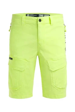 Skater Shorts mit Zippertaschen neon lime