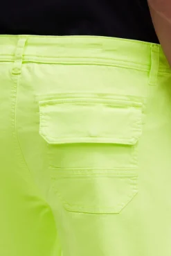 Skater Shorts mit Zippertaschen neon lime