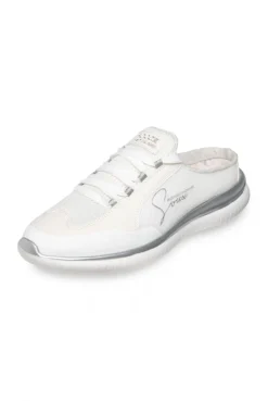 Slip On Sneaker aus Mesh-Textil white