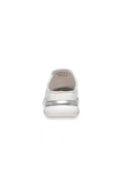 Slip On Sneaker aus Mesh-Textil white