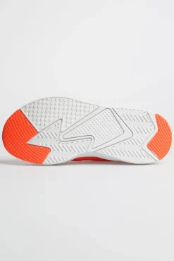 Slip On Sneaker im tonigen Materialmix neon orange