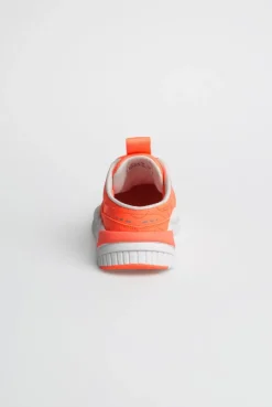 Slip On Sneaker im tonigen Materialmix neon orange