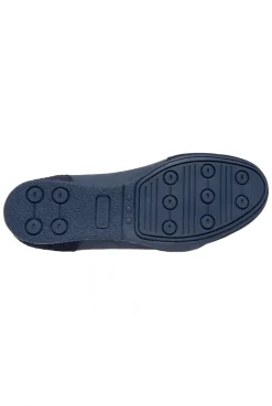 Sneaker Ballerina im Materialmix mit Glitter-Effekten deep sea