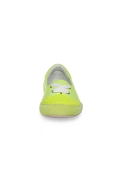 Sneaker Ballerina im Materialmix mit Glitter-Effekten summer lime