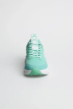 Sneaker im Mesh-Design mit Logostick french mint