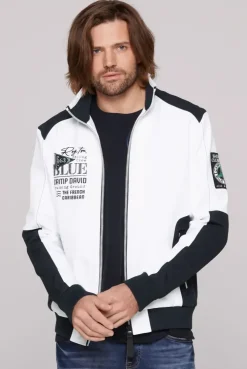 Softshelljacke mit Colour-Blocking opticwhite