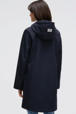 Softshell-Parka mit Kapuze blue navy