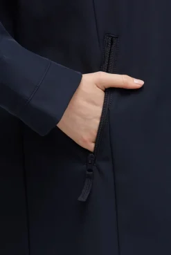 Softshell-Parka mit Kapuze blue navy