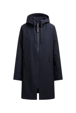 Softshell-Parka mit Kapuze blue navy