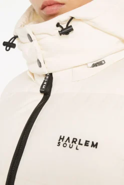 SO-HO Puffer Jacket mit Kapuze ecru