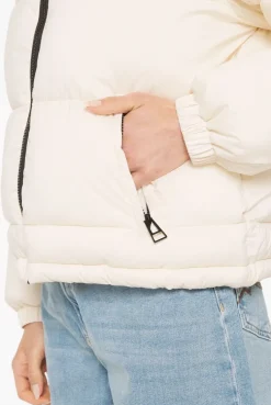 SO-HO Puffer Jacket mit Kapuze ecru