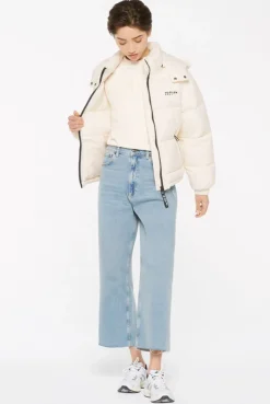 SO-HO Puffer Jacket mit Kapuze ecru