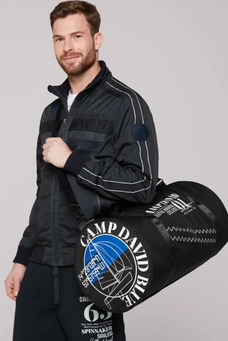 Sporttasche im Segel-Design black
