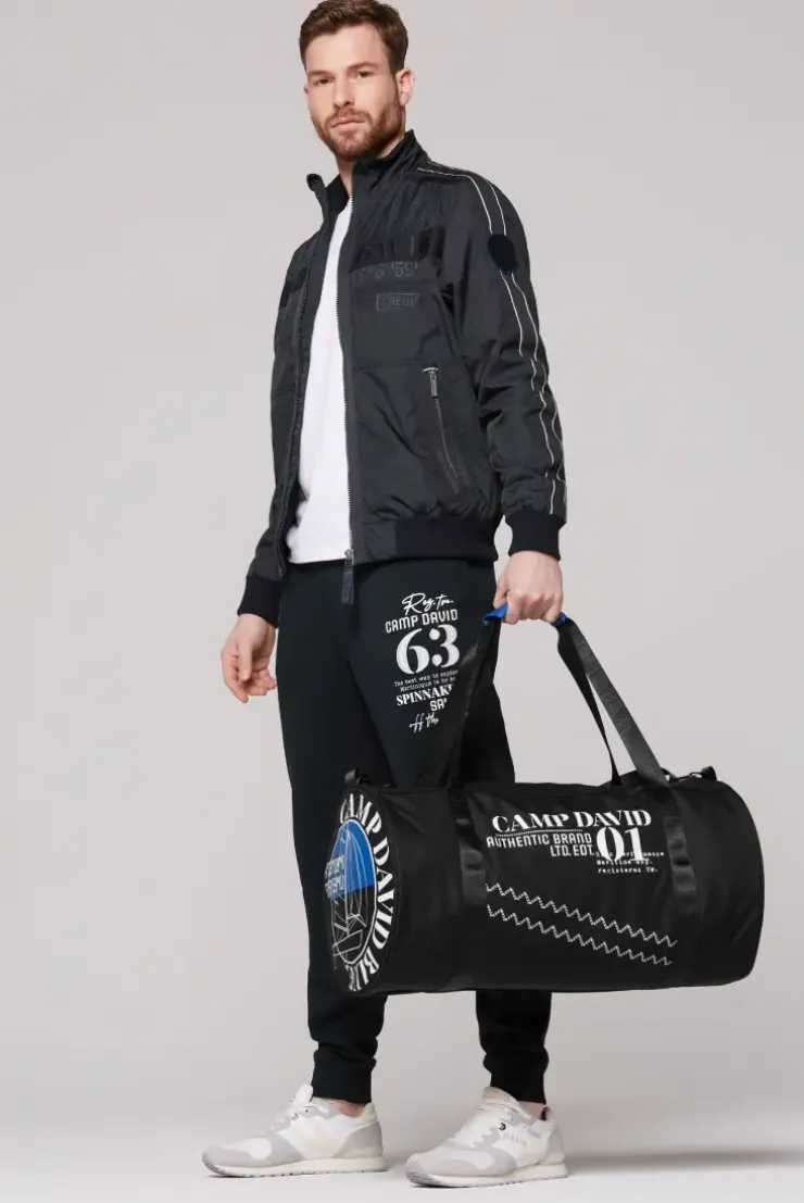 Sporttasche im Segel-Design black