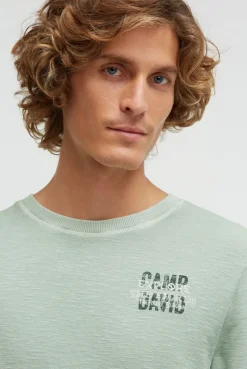 Sweatshirt aus Slub Interlock faded mint