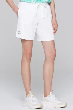 Sweatshorts mit Elastikbund opticwhite