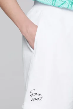Sweatshorts mit Elastikbund opticwhite