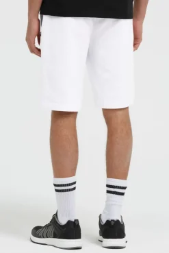 Sweatshorts mit Label Print opticwhite