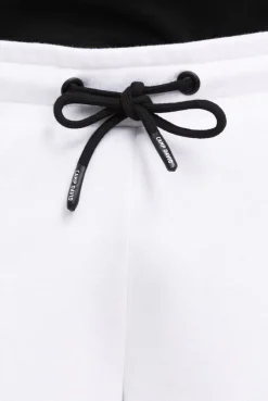 Sweatshorts mit Label Print opticwhite
