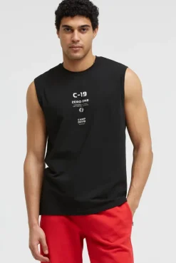 Tanktop mit Label Prints black