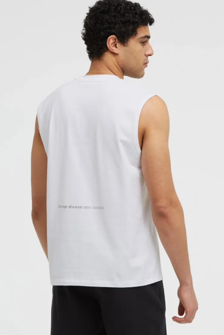 Tanktop mit Label Prints opticwhite